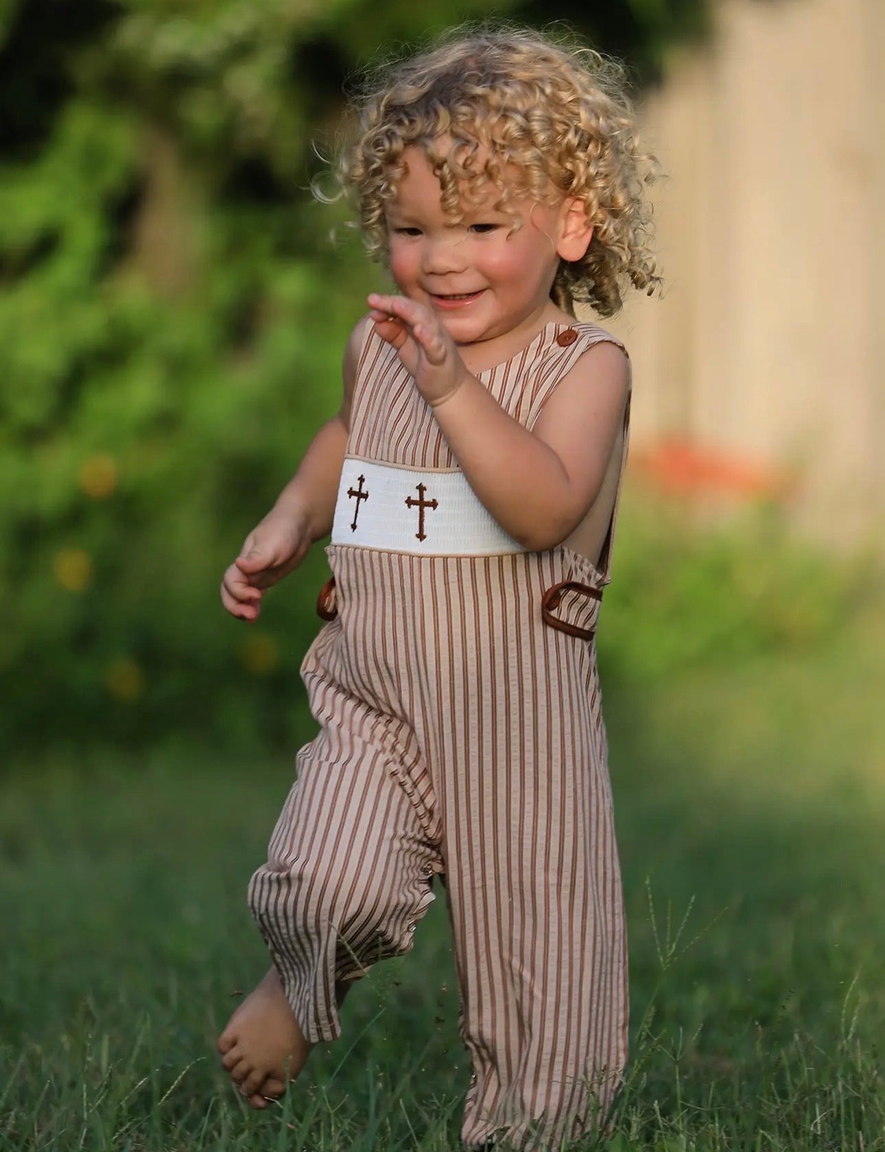 Smocked Cross Outfit