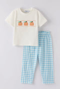 Boy Fall Smocked 2pc