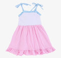 Blank Pink, Blue, & White Dress