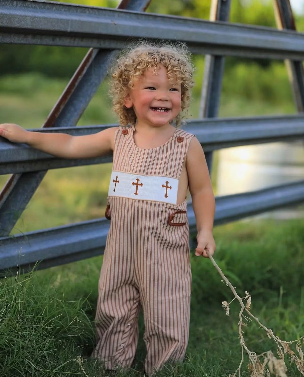 Smocked Cross Outfit