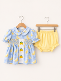 Smocked Lemon Outfit