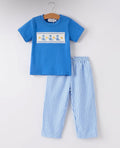 Cowboy Boots Embroidered Boys Set