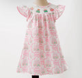 Birthday Smocked Girls Dress