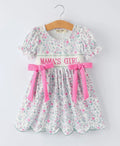 "Mama's Girl" Smocked Baby Girls Dress