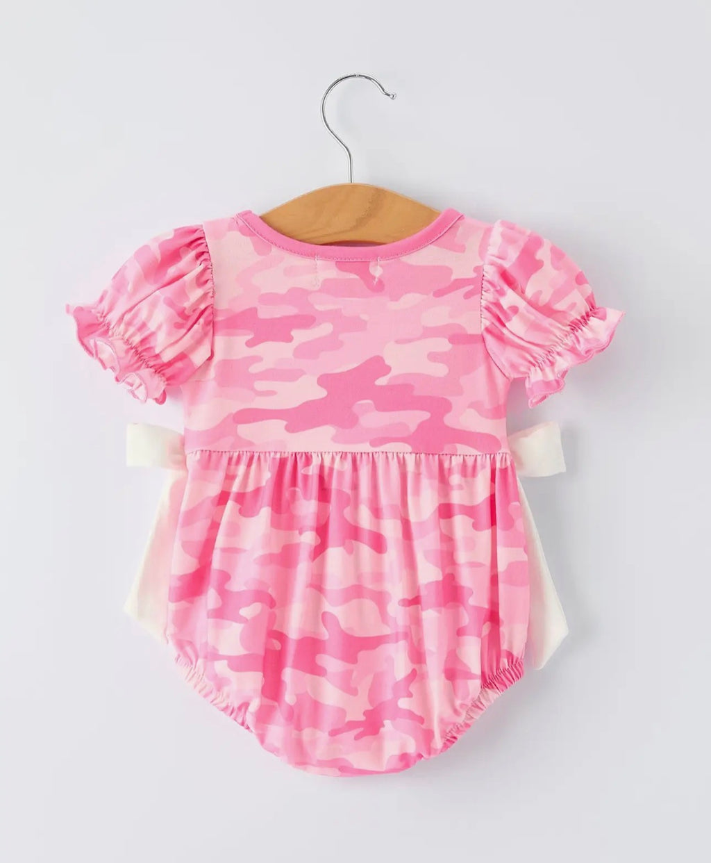 Camo "Daddy's Girl" Smocked and Embroidered Romper